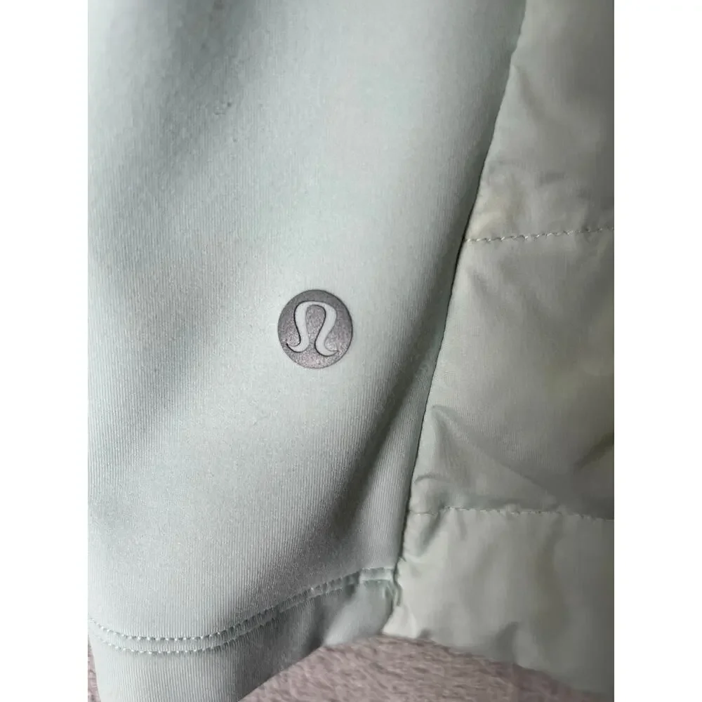 Lululemon Down For It All Running Vest Delicate Mint 4-Way Stretch Quilted 2
